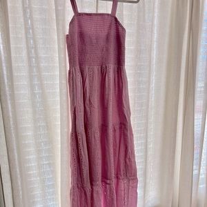 Pink maxi dress